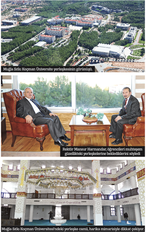 Muğla Sıtkı Koçman Üniversitesi Rektörü Prof. Dr. Mansur Harmandar: Öğrenci sarayı yaptık